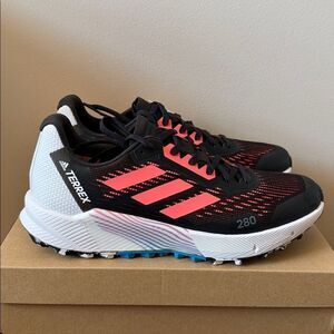 Adidas Terrex Agravic Flow 2 Black Red H03190 Women’s Size 9